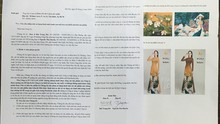 Đạo tranh in vải may áo dài: Công ty Phan Trần xin lỗi họa sĩ Bùi Trọng Dư