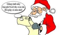 Truyện cười: Làm khó ông già Noel