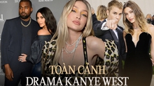 Toàn cảnh drama của Kanye West: Gây chiến với Gigi Hadid, công kích vợ Justin Bieber và cái kết không tưởng