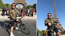 'Kẻ hủy diệt' Arnold Schwarzenegger hài hước 'náo loạn' ở Paris