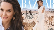 Sau cáo buộc sàm sỡ, Angelina Jolie xuất hiện lộng lẫy trên bìa tạp chí