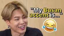 Jimin khiến BTS bật cười khi nói về giọng Busan quê hương