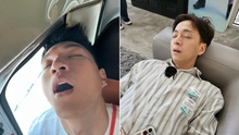 Lê Dương Bảo Lâm khiến fan cười 'té ghế' với loạt ảnh 'dìm' đồng nghiệp khi ngủ