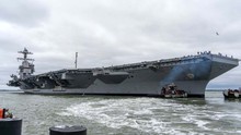 Tàu sân bay mới nhất của Mỹ mang USS Gerald R. Ford rời quân cảng