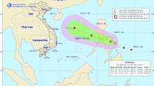 Cập nhật: Áp thấp nhiệt đới có khả năng mạnh lên thành bão giật cấp 12