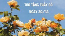 Em nghe thầy đọc bao ngày. Tiếng thơ đỏ nắng xanh cây quê nhà