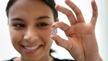 Viên kim cương 'Linh hồn Hoa hồng' quý hiếm được bán với giá 26,6 triệu USD