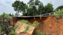 Phú Thọ: Sạt lở tại huyện Thanh Thủy do lũ từ thượng nguồn
