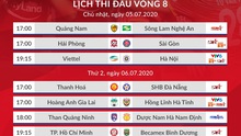 Bảng xếp hạng V-League 2020 trước vòng 8