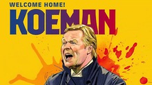 Barcelona chính thức bổ nhiệm Ronald Koeman làm HLV mới