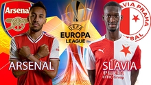 Link xem trực tiếp Arsenal vs Slavia Praha. K+PC trực tiếp bóng đá cúp C2 châu Âu