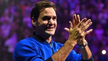 Roger Federer bật khóc sau trận đấu cuối cùng trong sự nghiệp