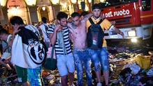 NÓNG: Nhiều CĐV Juventus đổ máu vì vụ nổ 'bất thường' ở Turin