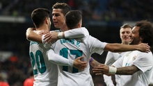 Video bàn thắng Real Madrid 5-2 Sociedad: Hat-trick của Ronaldo