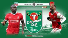 Soi kèo nhà cái Liverpool vs Arsenal. Vòng 4 Cúp Liên đoàn Anh. Trực tiếp Thể thao TV HD