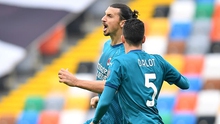 Udinese 1-2 AC Milan: 'Siêu phẩm' của Ibrahimovic giúp Milan vẫn bất bại ở Serie A