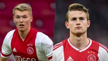 Ajax gây xôn xao khi giới thiệu trung vệ giống hệt De Ligt