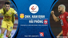 Soi kèo nhà cái. Nam Định vs Hải Phòng. Trực tiếp bóng đá Việt Nam 2020