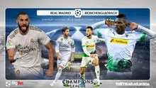 Nhận định bóng đá nhà cái Real Madrid vs Gladbach. Trực tiếp Cúp C1 châu Âu