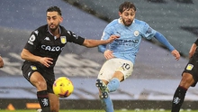 Man City: Tranh cãi kịch liệt ở bàn mở tỷ số của Silva vào lưới Aston Villa