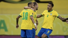 Brazil 2-0 Peru: Neymar tỏa sáng, Brazil tiếp tục mạch toàn thắng