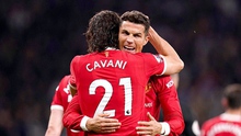 Solskjaer hé lộ khả năng dùng cặp Ronaldo-Cavani lâu dài trên hàng công MU