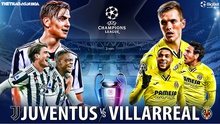 Nhận định bóng đá nhà cái Juventus vs Villarreal. Nhận định, dự đoán bóng đá Cúp C1 (3h00, 17/3)