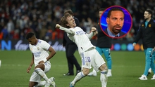 Modric khiến Rio Ferdinand 'mất giọng' bởi pha kiến tạo kiểu trivela