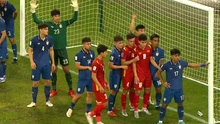 U23 Việt Nam học cách đá phạt góc dị của Oman