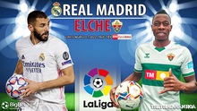 Nhận định bóng đá nhà cái Real Madrid vs Elche. Nhận định, dự đoán bóng đá La Liga (22h15, 23/1)