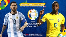 Nhận định kết quả. Nhận định bóng đá Argentina vs Ecuador. BĐTV trực tiếp bóng đá Copa America 2021