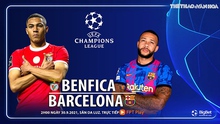 Nhận định bóng đá nhà cái Benfica vs Barcelona. Nhận định bóng đá, dự đoán Cúp C1 hôm nay (2h00, 30/9)