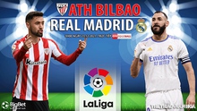 Dự đoán nhà cái Bilbao vs Real Madrid. Nhận định, dự đoán bóng đá La Liga (3h30, 23/12)