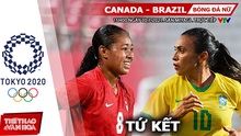 Nhận định kết quả. Nhận định bóng đá bóng đá nữ Canada vs Brazil. Nhận định bóng đá Olympic 2021