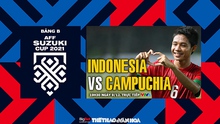 Nhận định bóng đá nhà cái Indonesia vs Campuchia. Nhận định bóng đá, dự đoán AFF Cup 2021 (19h30, 9/12)