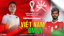 Nhận định bóng đá nhà cái Việt Nam vs Oman. Nhận định, dự đoán bóng đá World Cup 2022 (23h00, 12/10)