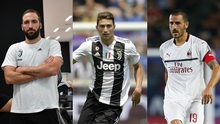 AC Milan đạt thoả thuận mượn Higuain, đổi Bonucci lấy Caldara của Juventus
