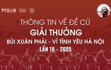 Thông tin về Đề cử Giải thưởng Bùi Xuân Phái - Vì tình yêu Hà Nội lần 18-2025