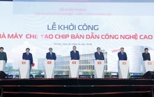 Tổng Bí thư và Thủ tướng dự Lễ khởi công Nhà máy chế tạo chip bán dẫn công nghệ cao