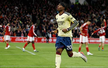 Madueke giúp Arsenal thắng nhọc nhằn Nottingham Forest ở vòng 7 Ngoại hạng Anh