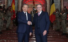 Thủ tướng Vương quốc Bỉ Bart De Wever chủ trì Lễ đón Tổng Bí thư, Chủ tịch nước Tô Lâm