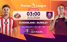 Lịch thi đấu bóng đá hôm nay 2/2: Trực tiếp Sunderland vs Burnley, Udinese vs Roma
