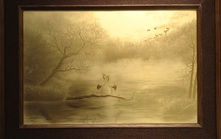 Họa sĩ Thiên Hải: 'Độc nhất vô nhị' với lối họa tranh từ vàng 9999