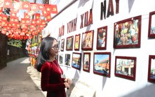 Phố cổ Bao Vinh “thức giấc” trong sắc Tết