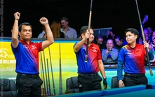 Đội tuyển Đông Nam Á giành chức vô địch giải billiards mà đội Việt Nam dừng bước ở tứ kết