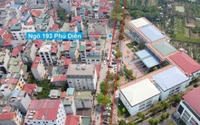 Hà Nội phân luồng giao thông để cải tạo, mở rộng ngõ 193 đường Phú Diễn