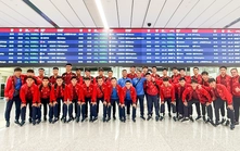 U23 Việt Nam đến Tây An, sẵn sàng cho trận đấu với Triều Tiên