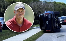 Tay golf Tiger Woods bị cảnh sát bắt giữ sau vụ lật xe 