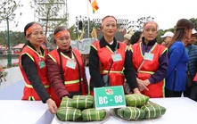 Sôi nổi hội thi bánh chưng, bánh giầy