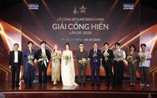 Toàn cảnh Lễ công bố Giải thưởng Cống hiến 2026